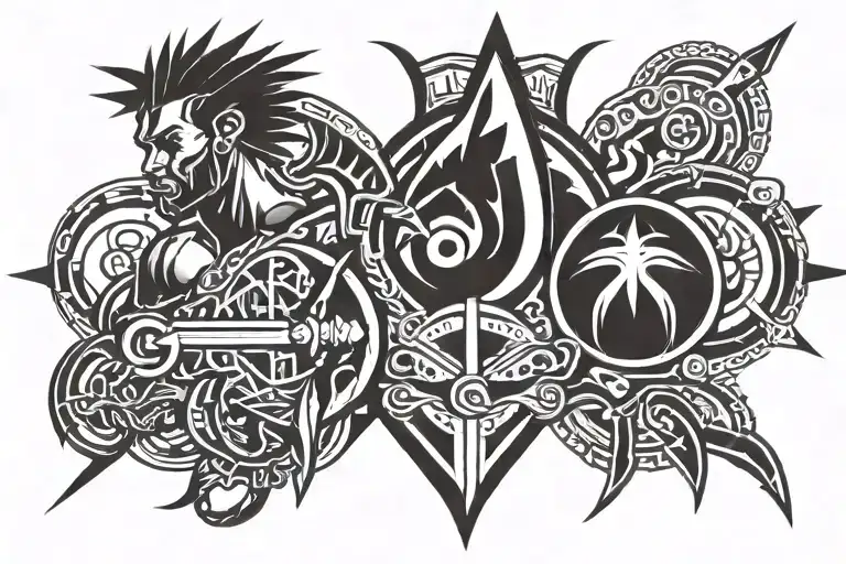 Christian And Jaden As Sports Logos Incorporated Into The Design