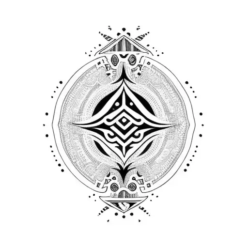 Forearm Tattoo Including Indonesian Design With Hints Of New Zealand