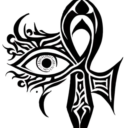 Ankh Symbol With Eye