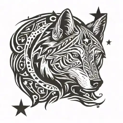 Wolf And Stars