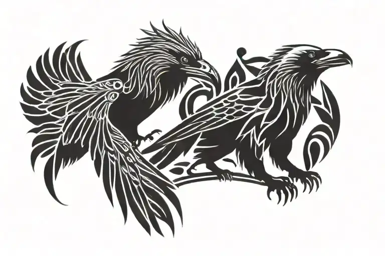 Raven And Honey Badger