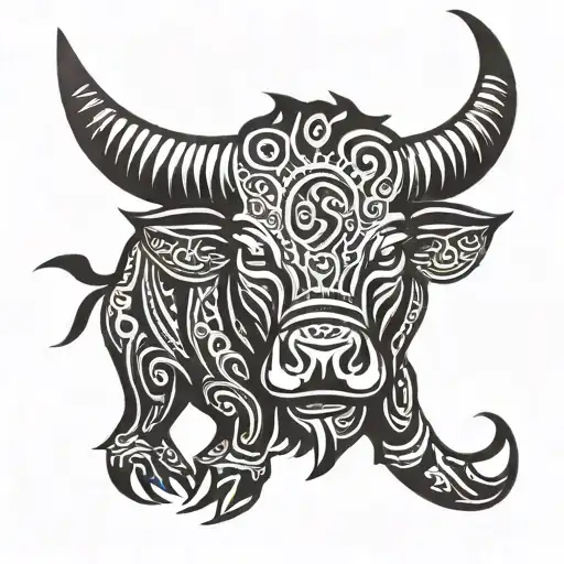 Bull With Horns