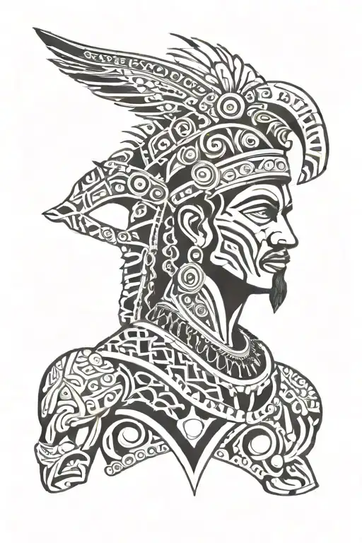 Cervantes With Aztec Pryamids