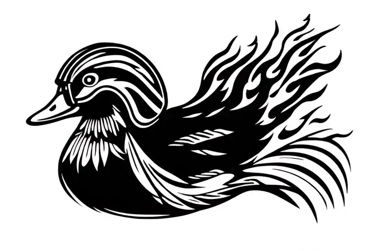 Duck With Fire Helmet On