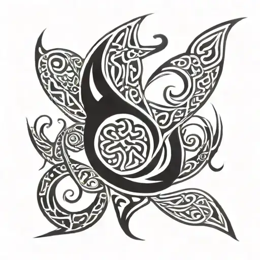 Celtic Tattoo River Flow
