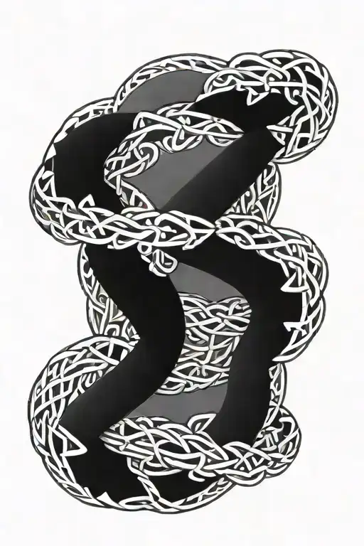 An Ice Chain Woven Into Dna