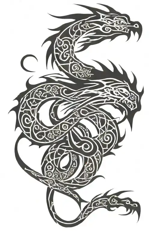 Dragon Coiled