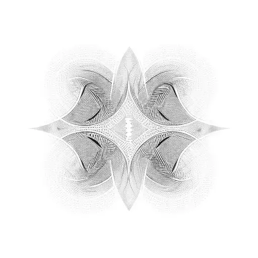 Three Curved Lines All Different Pattern