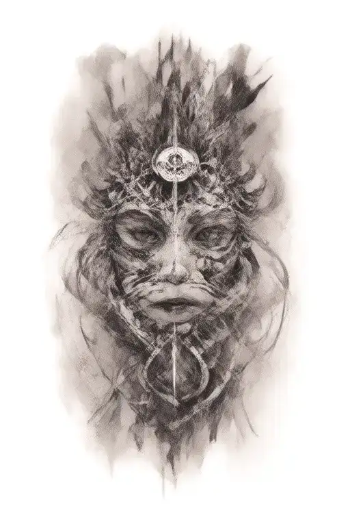 Filipino Tribal Tattoo Design Combining