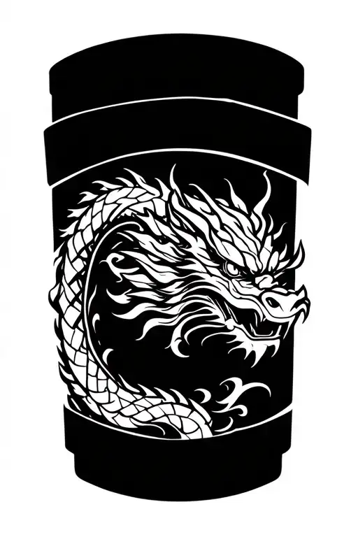 Japanese Dragon Armband
