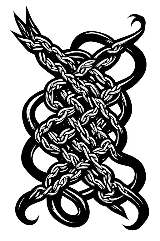 Scottish Chainmail Caithness Flag Intertwined