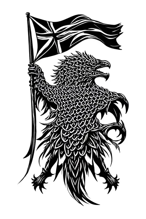 Scottish Chainmail Caithness Flag Waving