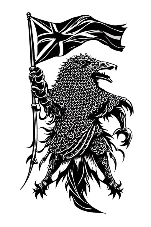 Scottish Chainmail Caithness Flag Waving