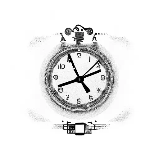 1960'S Clock With The Arms Pointing To 30Th August 2018