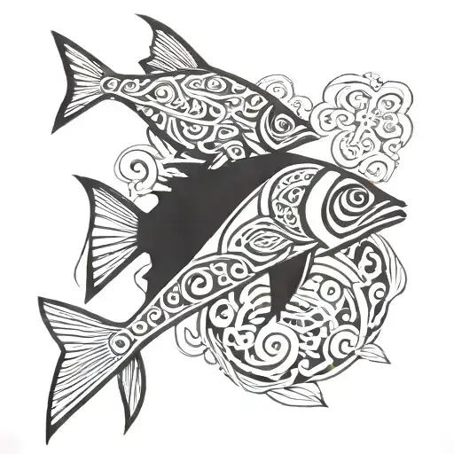 Fish And Bread Cross