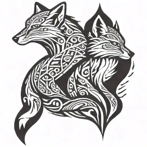 Fox And Artic Fox