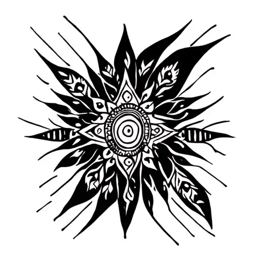 Indian Mythlogi Related Tattoo With Simple Asthetics And Deep Meaning