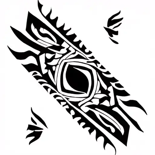 African Tribal Inspired Design Tattoo Design