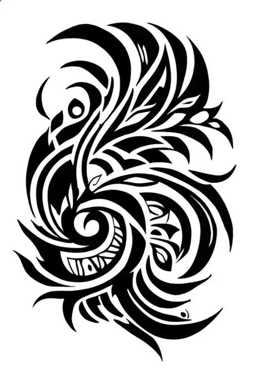 Filipino And Azteck Tribal Design