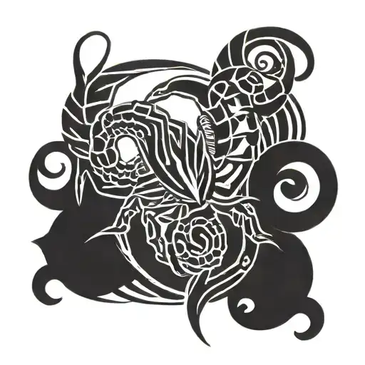 Symetric Scorpio Zodiac Sign