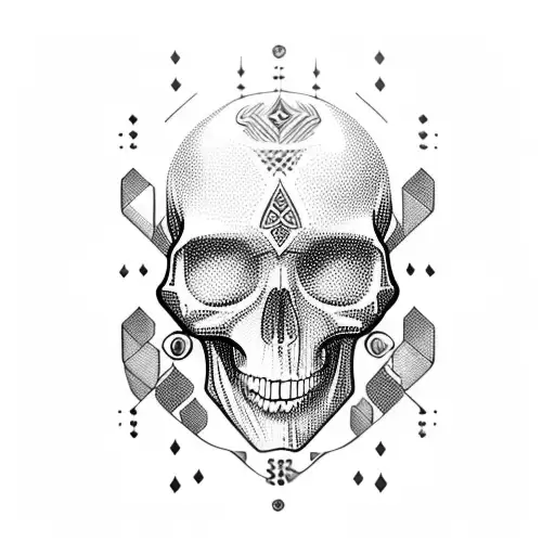 Skull Semi Colon