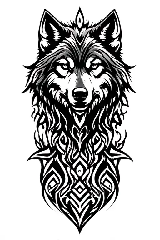 Wolf With Libra Scales