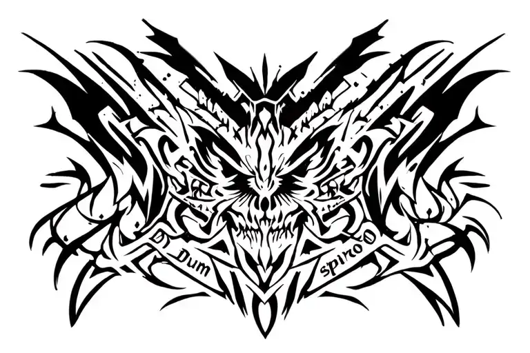 Banner With 'Dum Spiro Spero'