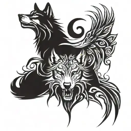 Wolf And Angel Of Death