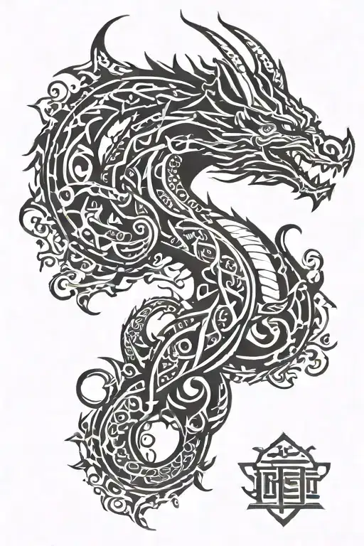 Trinity Symbolm Dragon
