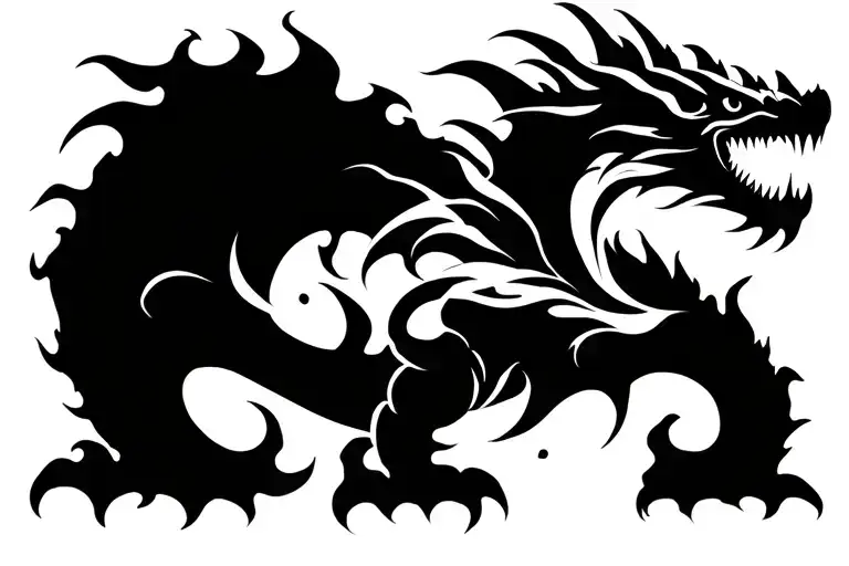 Bad Dragon Breathing Fire