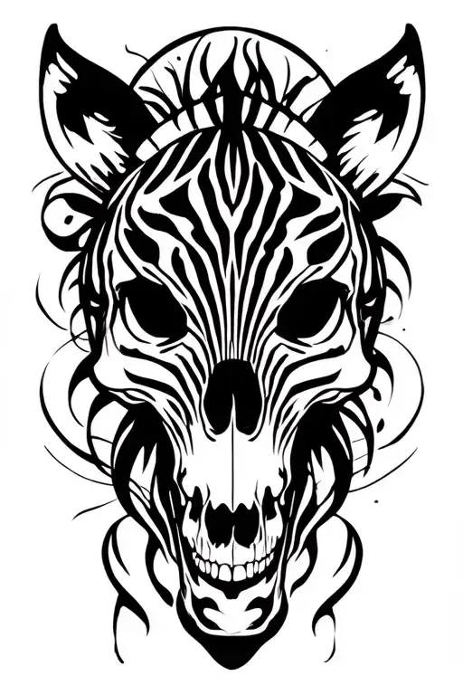 Zebra Skull