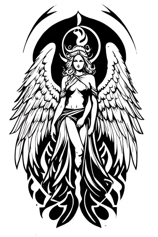 Angel With Big Wings