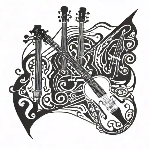 Guitar Violin Piano Together