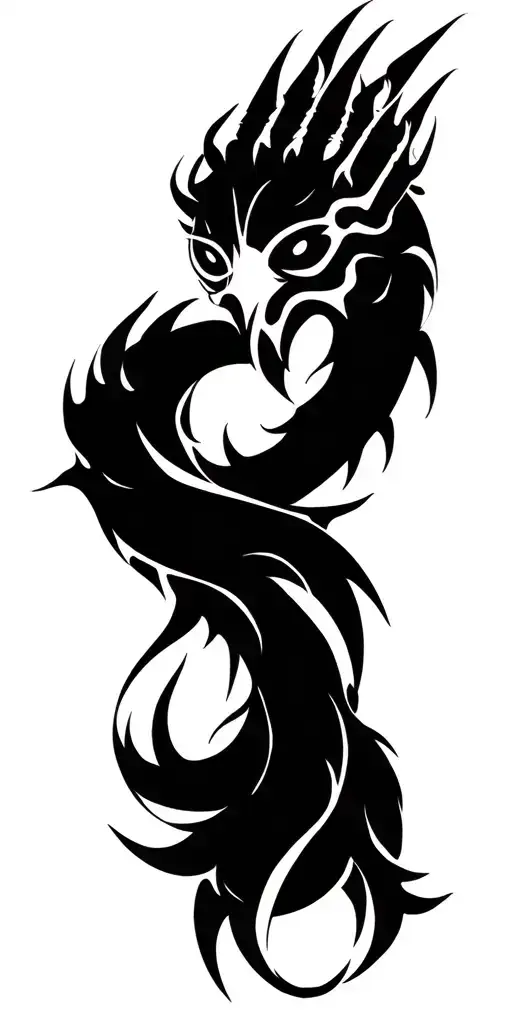 Same Head But A Single Body With 4 Arms With Claws