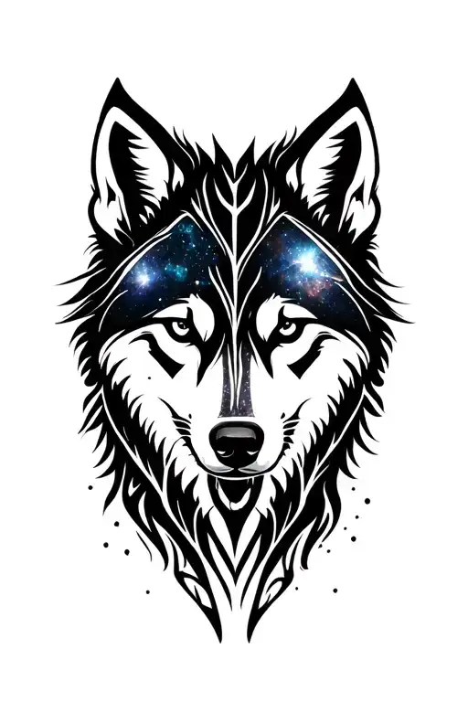 Wolves And Galaxy