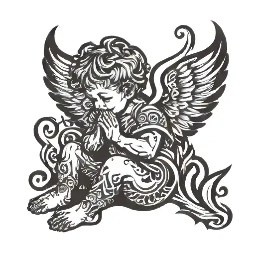 Cherub Praying