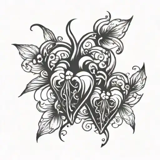 Bleeding Heart Flowers Wrapped
