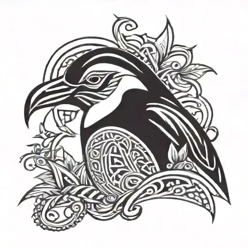 Penguin Smoking Weed