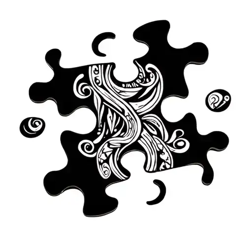 Street Autism Puzzle Piece