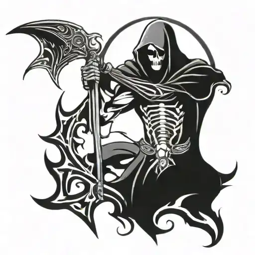 Scary And Depressing Grim Reaper