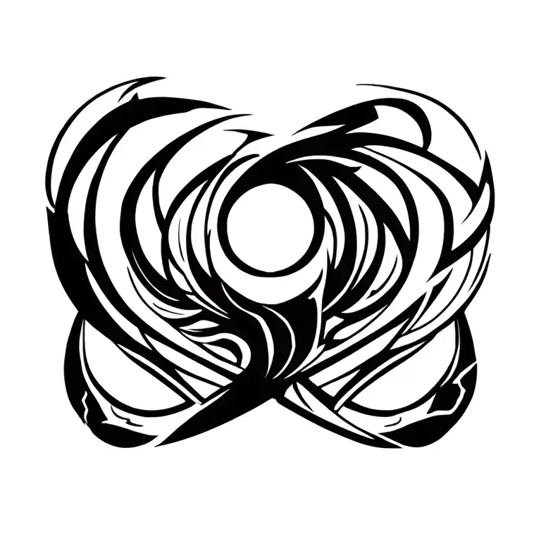 Cyber Sigilism Style Collar Bone