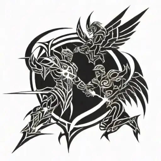 Lightning Knight And An Angel