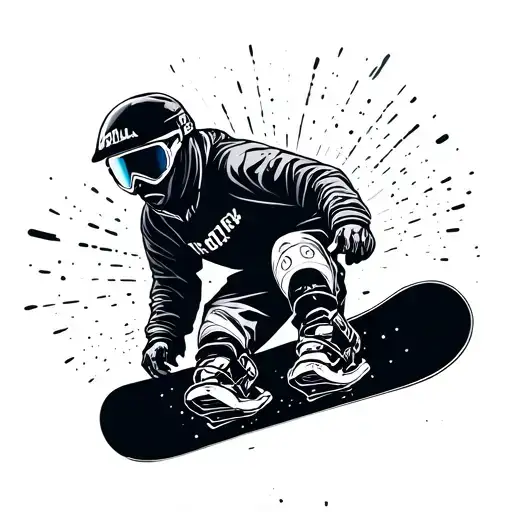 Snowboard With Bindings