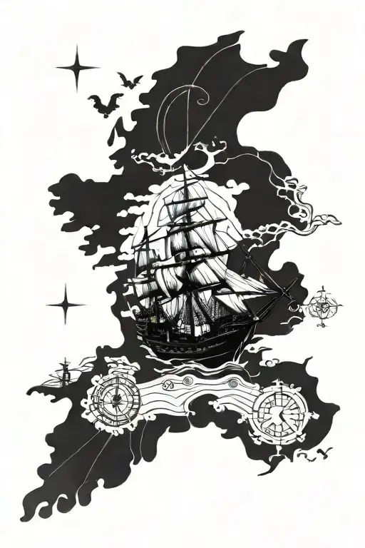 17Th Century Maps And Ships