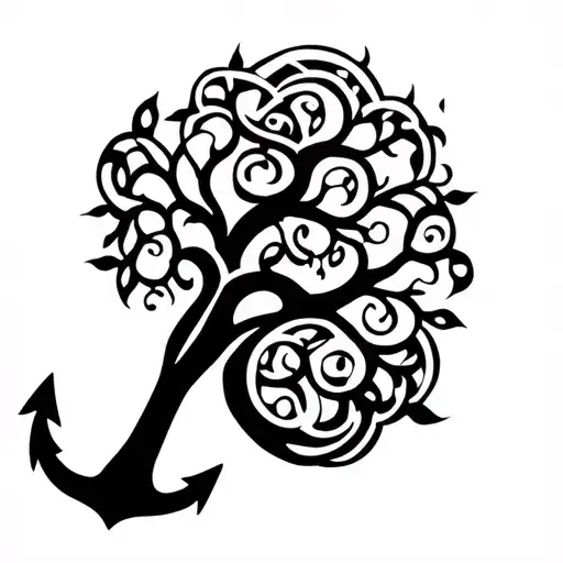 Celtic Time Anchor Tree Love