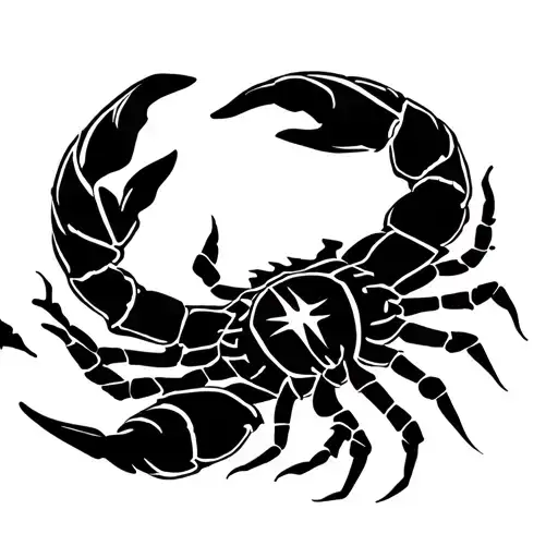 Wind Rose And Scorpion