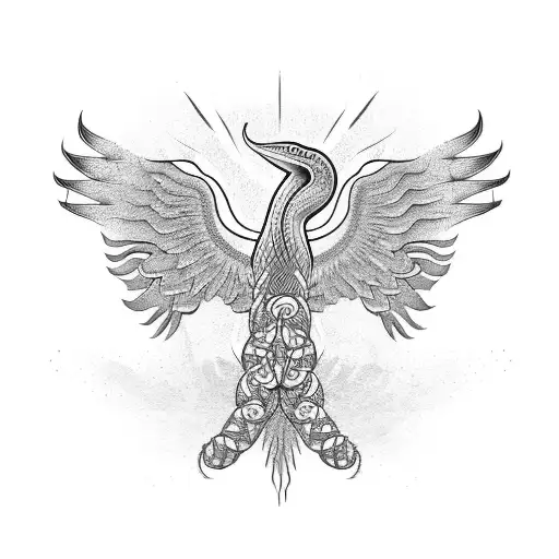 Quetzalcoatl Flying Towards Sun