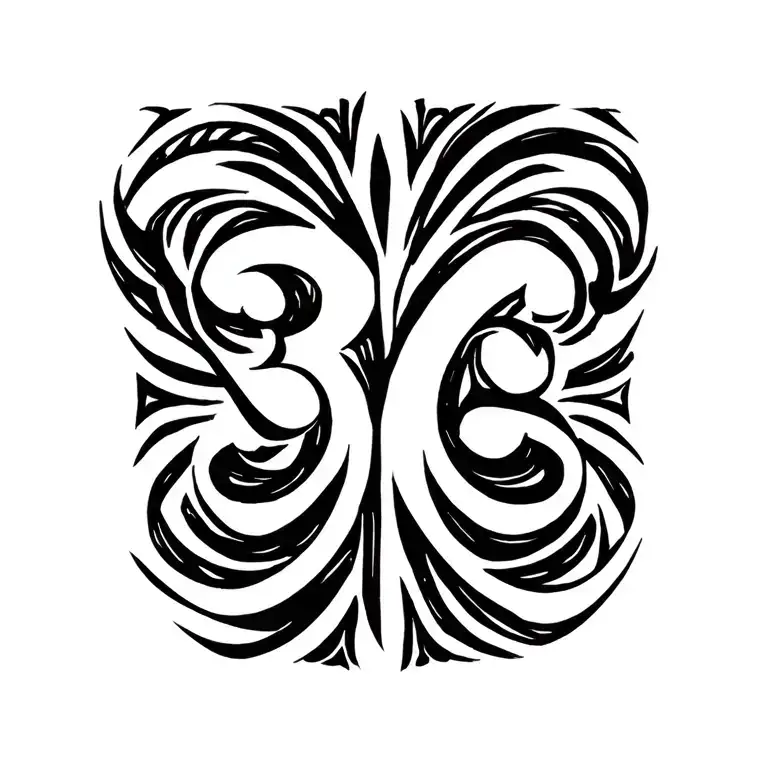 Letter H M C Symbol Aum Symbol Representing