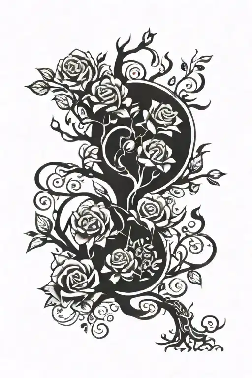 Tree Of Life With Roses