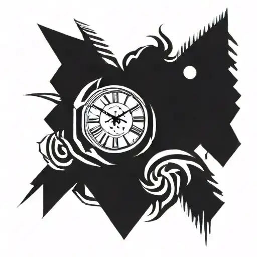 Clock With Hands Holding